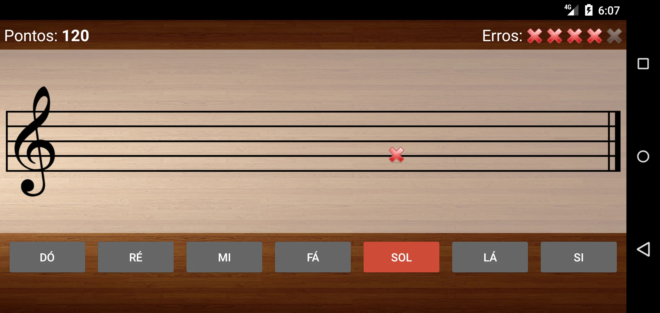 Leitura de Partitura - Jogo screenshot